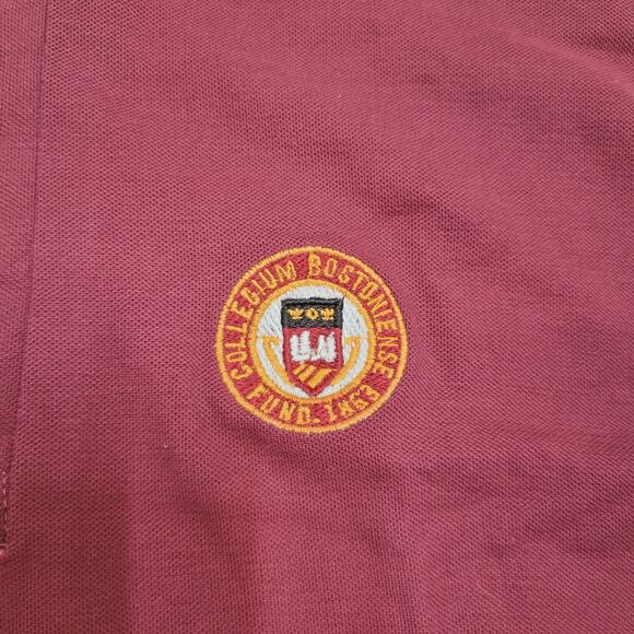 Boston College Polo S VTG 80s Champion Single Stitch USA Made Fits Small - Picture 2 of 7